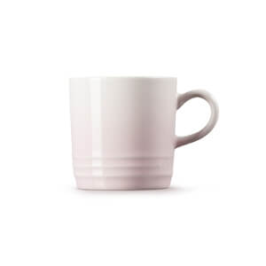 Le Creuset Stoneware Shell Pink Cappuccino Mug 200ml